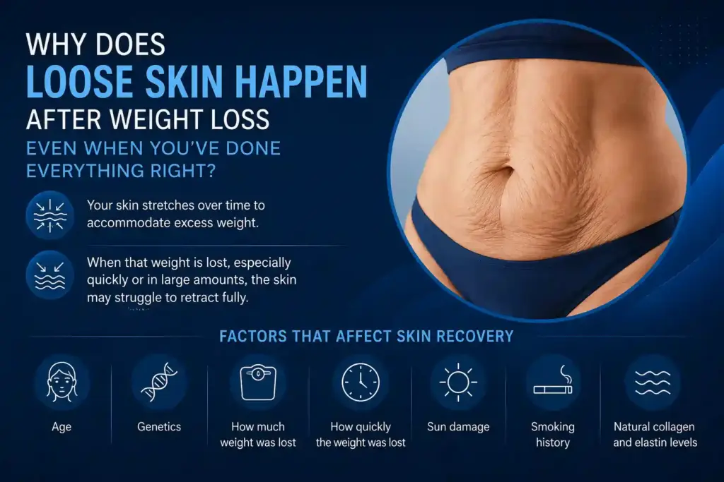 Why Does Loose Skin Happen After Weight Loss Even When You’ve Done Everything Right Northamptonshire?
