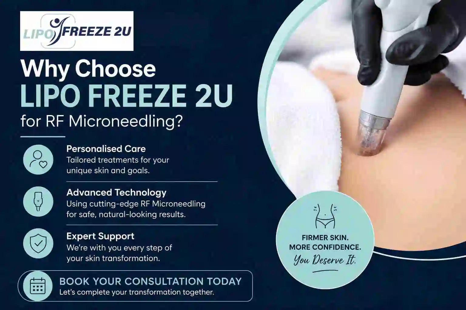 Why Choose LIPO FREEZE 2U for RF Microneedling Northamptonshire?